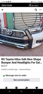 Gd-6 Toyota Hilux Legend 55 RS Bumper For Sale 0718191733 WhatsApp Kato Auto Spare