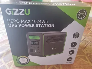 Grey Gizzu Hero Max 1024wh Ups Power Station