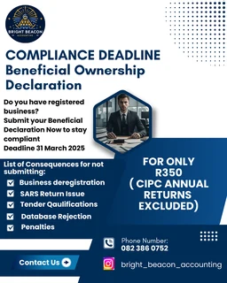 Beneficial Ownership Declaration – Get Compliant for ONLY R350!