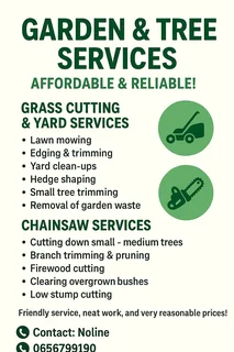 Garden Services &amp; Chainsaw Work – Affordable &amp; Reliable
