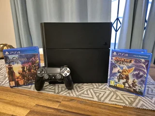 PS4 500GB 1st Generatio, 1 Control, 2 Games
