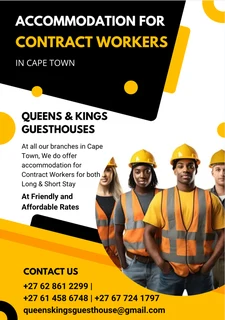 Accommodation For Contract Workers &#64; Queens &amp; Kings Guest Houses