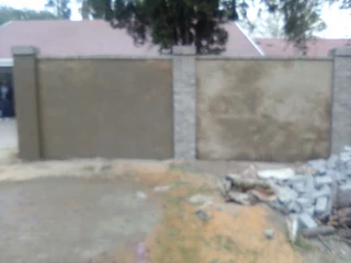 Brick laying and plaster