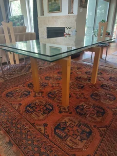 Dining table and chairs