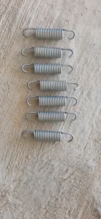 Folding seil chairs, rear springs