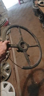 Old steering wheel