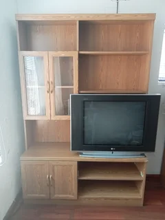 Price reduced from R2500 to R1800 for full set TV cabinet, bookshelf, coffee table