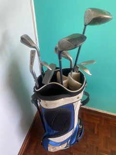 Golf set with a bag