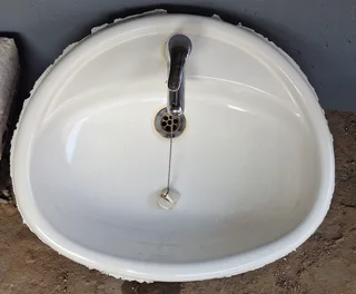 Bathroom basins and tap