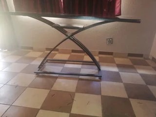 Glass dining table R1800