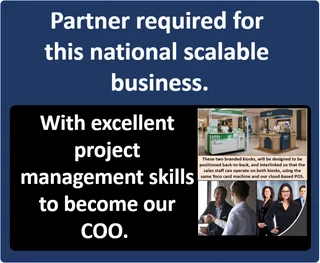 Project manager partner required to become our COO director