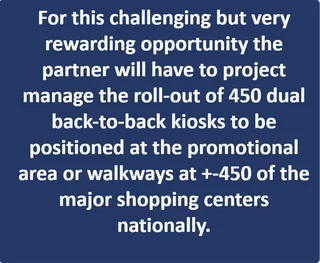 Project manager partner required to become our COO director