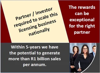 Partner investor required for the Master SA-Licensor