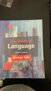 The Study of Language 8th edition- George Yule