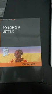So long a letter by Mariama Bâ