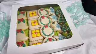 Christmas Themed biscuits