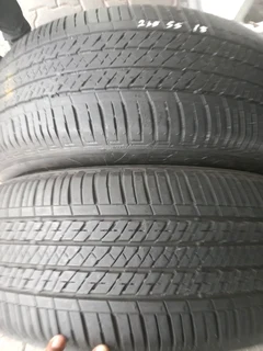 4x 235/55/18 Bridgestone very good second hands