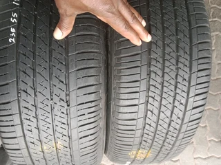 4x 235/55/18 Bridgestone very good second hands