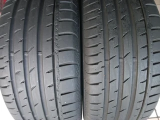2x 255/55/18 normal continentals Tyres very good second hands Tyres