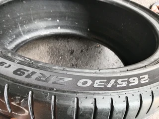 2x 265/30/19 Pirellis P Zero Tyres