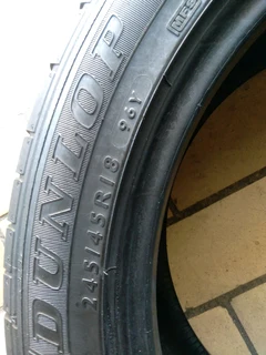 2x 245/45/18 normal dunlops Tyres 85%tread excellent condition