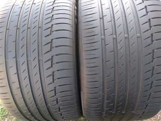 2x 315/30/22 continentals Tyres premium contact6 90%thread excellent conditions