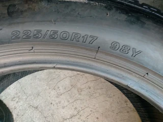 2x 225/50/17 run flat Bridgestone Tyres very good conditions