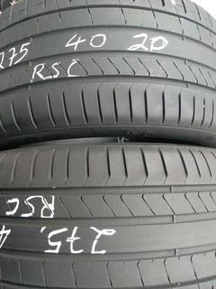 Set of run flat Tyres pirellis p zero Tyres excellent conditions call or whatsapp (0736160110)