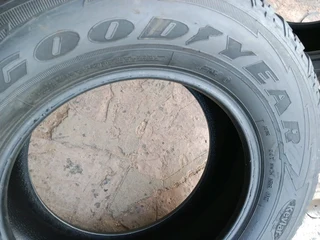 2x 265/65/17 goodyear wrangler very good second hands