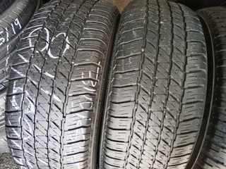 4x 265/60/18 Bridgestone dueler 85% tread
