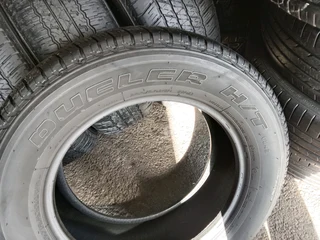 4x 265/60/18 Bridgestone dueler 85% tread