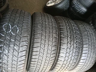4x 265/60/18 Bridgestone dueler 85% tread