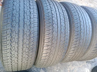 4x 255/65/17 Dunlops grand track