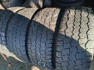 4x 265/65/17 Appolo Tyres white writing