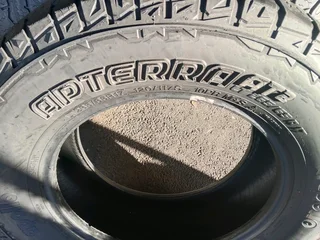 4x 265/65/17 Appolo Tyres white writing