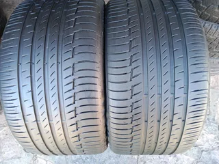 2x 315/30/22 normal continentals premium contact6 90% tread