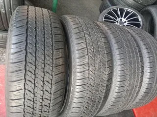 4x 265/60/18 Bridgestone dueler H/T 90% tread