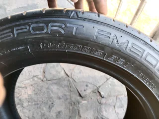 2x 195/50/15 very good second hands Tyres