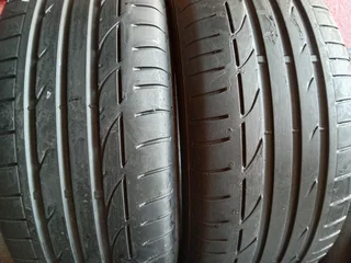 2x 225/50/17 run flat Bridgestone turanza Tyres 85% tread