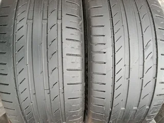 2x 225/45/18 run flat continentals SSR