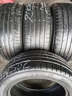 4x 205/55/16 normal Dunlops Tyres very good second hands Tyres