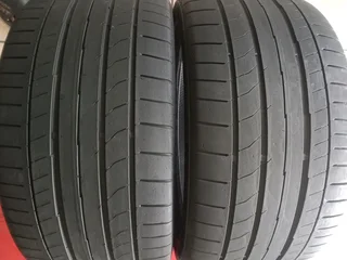 2x 255/35/18 normal Continentals Tyres very good second hands Tyres