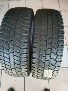 2x 205/70/15C continentals Tyres for bakkies