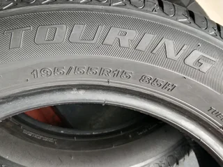 2x 195/55/15 Firestone very good second hands Tyres 85% tread