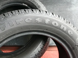 2x 195/55/15 Firestone very good second hands Tyres 85% tread