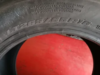 5x 265/65/18 BF Goodrich All-terrain k03 brand new Tyres white writing