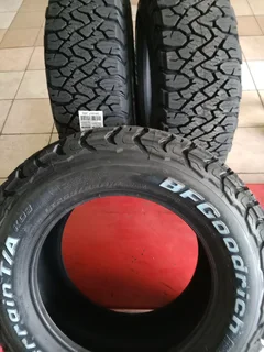5x 265/65/18 BF Goodrich All-terrain k03 brand new Tyres white writing