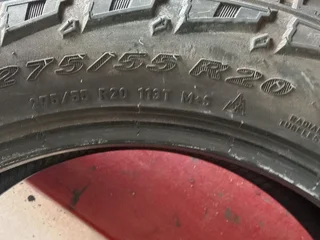 1x 275/55/20 brand new Tyre Pirelli Scorpion white writing