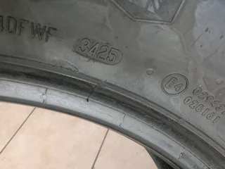 1x 265/60/18 general grabber A/T Tyre 90% tread