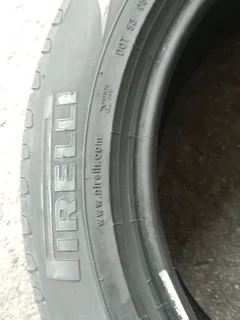 2x 235/55/19 run flat Pirellis Scorpion Vede Tyres 85% tread